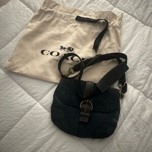 Coach Black Shoulder Bag